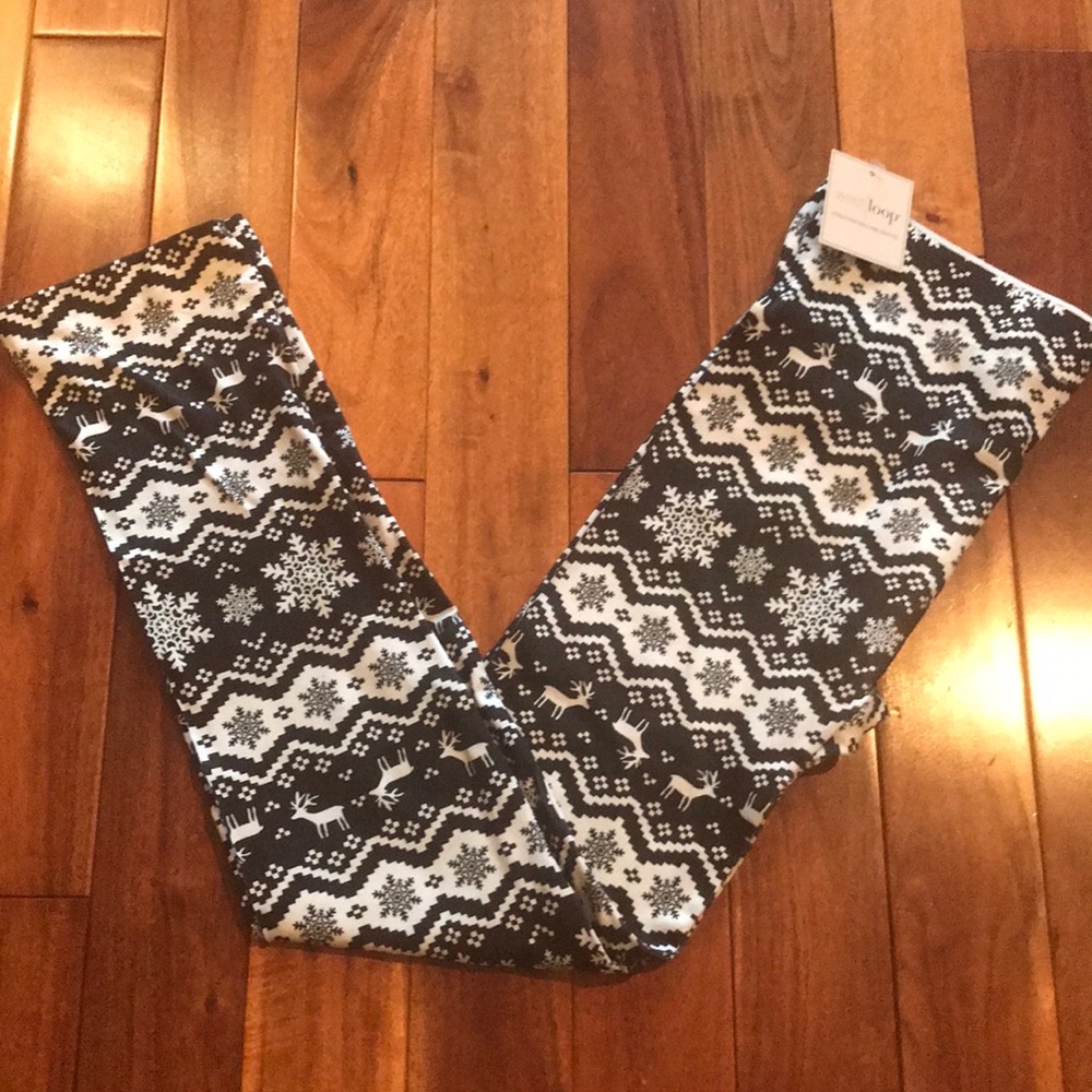 ❄️CLEAROUT ❄️Warm Fleece Lined Fair Isle Legging